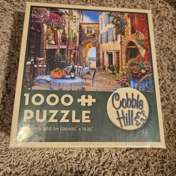 Cobble Hill 1000 PIECE Puzzle new in box unopened French Village Scene - Picture 1 of 5